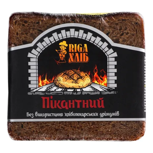 Хліб формовий нарізний Пікантний Riga хліб м/у 250г
