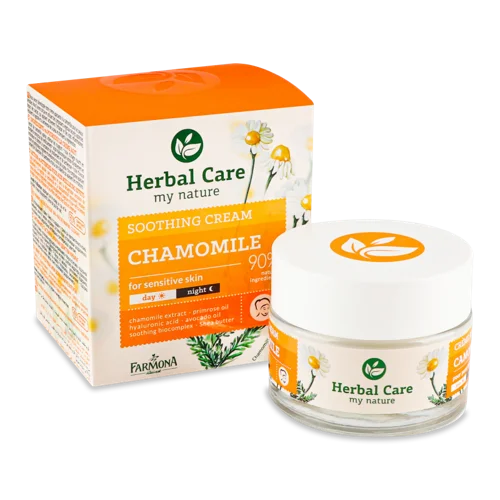 Крем Для Обличчя Заспокійливий Ромашка Herbal Care Farmona 50мл