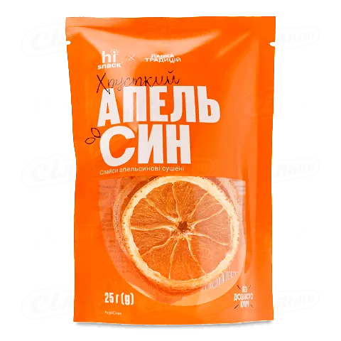 Чіпси Лавка традицій hiSnack Aпельсин, 25г