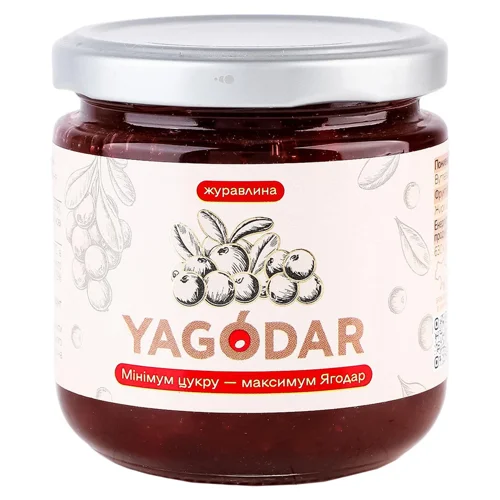 Джем Yagodar журавлина 210г