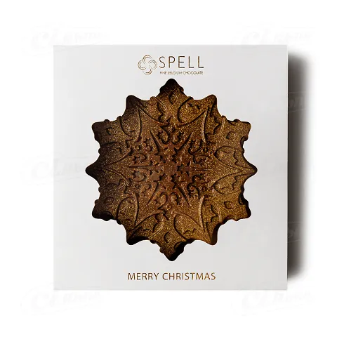 Шоколад Spell Сніжинка молочний апельсиновий, 70г