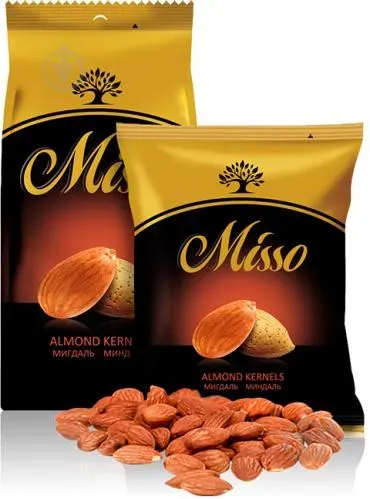 Ядра мигдалю смажені 150г. ТМ Misso