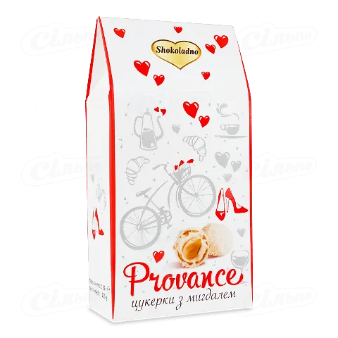 Цукерки Shokoladno Provance з мигдалем, 125г