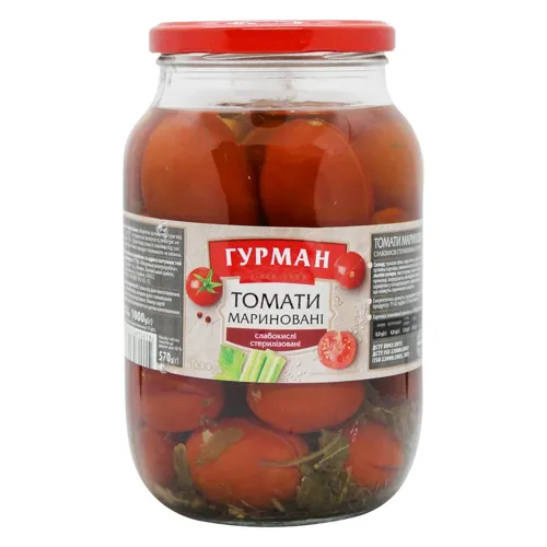 Томати мариновані Гурман 1000г