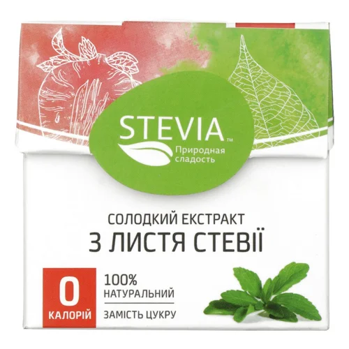 Екстракт Stevia з листя стевії солодкий 25г