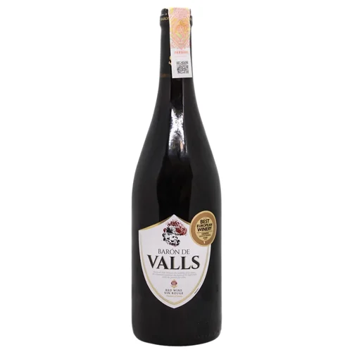 Вино Baron de Valls червоне напівсухе 11,5% 0,75л