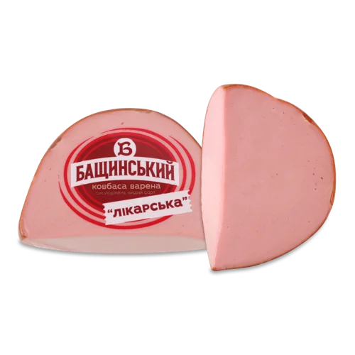 Ковбаса Варена Лікарська Бащинський Вищого Ґатунку, 1 кг