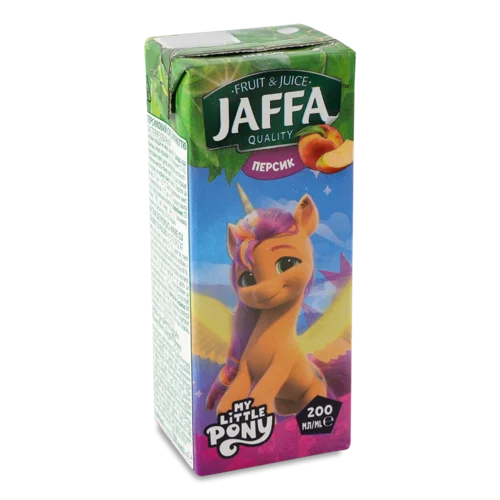 Сік З М'якоттю Пастеризований Персик Jaffa, т/п 200мл