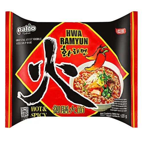 Локшина Paldo Hwa Ramyun з гострим перцем швидкого приготування 120г