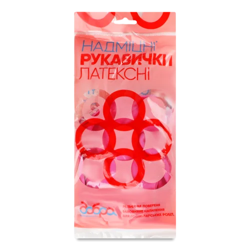 Рукавички Латексні Надміцні В/ґ, Добра Господарочка, 1 пара