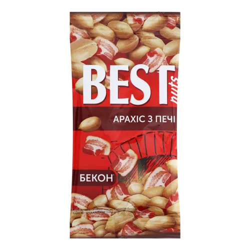Арахіс смажений солоний Бекон Best nuts м/у 50г