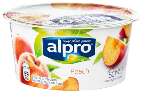 Продукт соєвий ферментований з персиком Alpro 150г