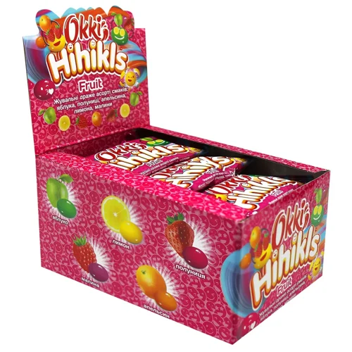 Драже жувальне Okki Hihikls Fruit 25г