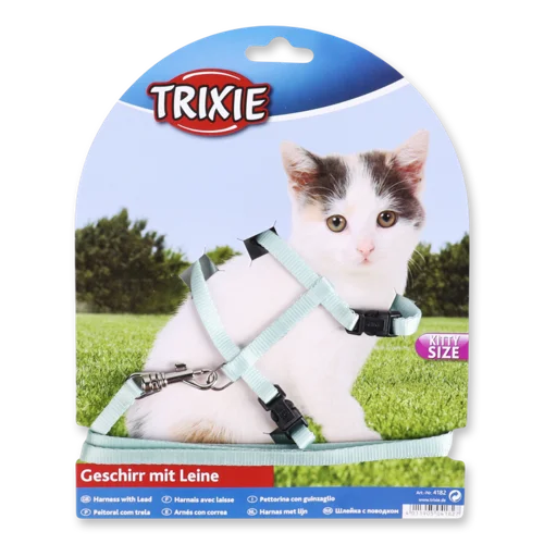 Кішкова Шлейка з Повідцем Trixie №4182 Kitty, Вищий ґатунок, 1шт