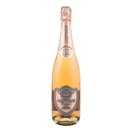 Вино ігристе 0.75л 10-13.5% рожеве брют Artwine пл