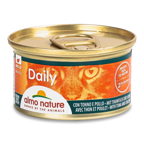 Корм Для Котів Almo Nature Daily Тунець-Курка, натуральна оболонка, 1г