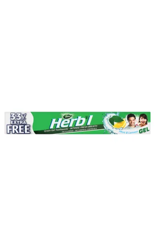 Зубна Паста Dabur Herb'l М'ята & Лимон, Вищий ґатунок, 100г