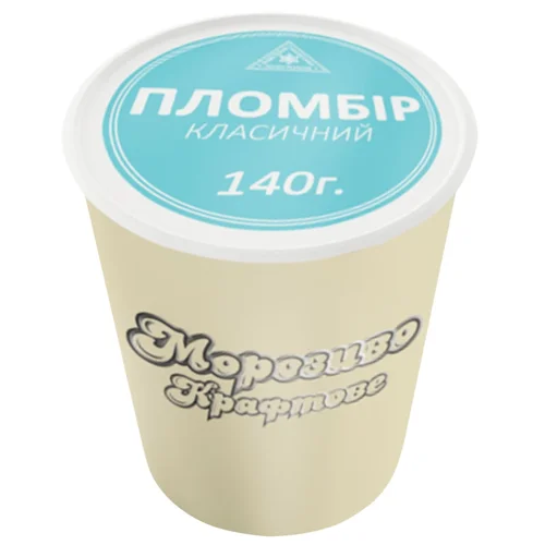 Морозиво Київський Пломбір Крафтове 140г