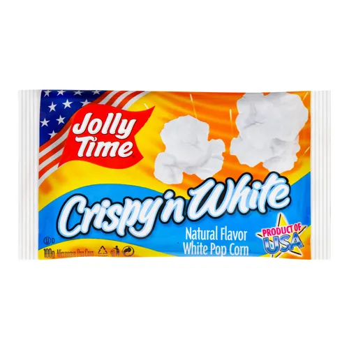Попкорн для мікрохвильової печі Crispy'n White Jolly Time м/у 100г