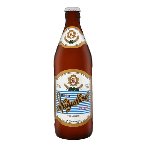 Пиво 0.5л 4.2% світле пастеризоване Жигулівське Січ пл