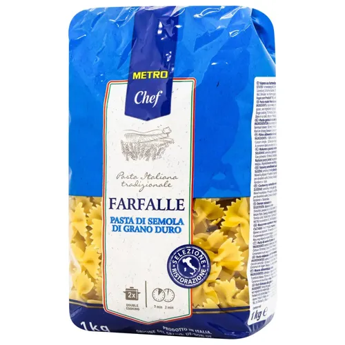 Макаронні вироби Metro Chef Фарфалле з твердих сортів пшениці 1кг