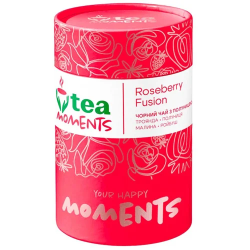 Чай чорний Tea Moments Roseberry Fusion 70г