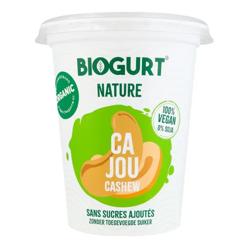 Йогурт рослинний органічний з кеш'ю без цукру Nature Biogurt ст 400г