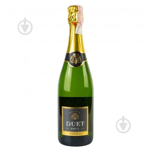 Вино ігристе біле брют Duet Brut 0.75л