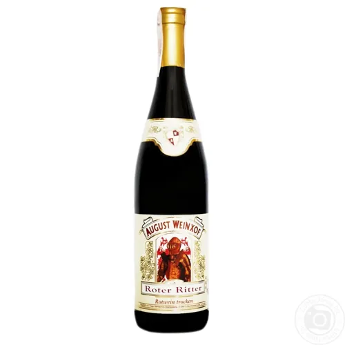 Вино August Wienfox Roter Ritter червоне сухе 9,5% 0,75л
