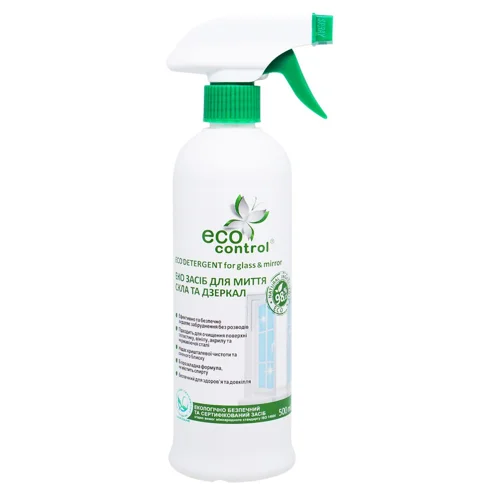 Засіб мийний Eco Control для скла та дзеркал 500мл
