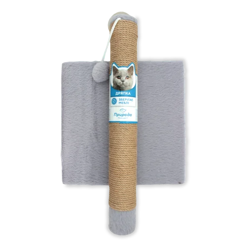 Дряпка Сіра №PR240558 Джут Натуральна, 1шт