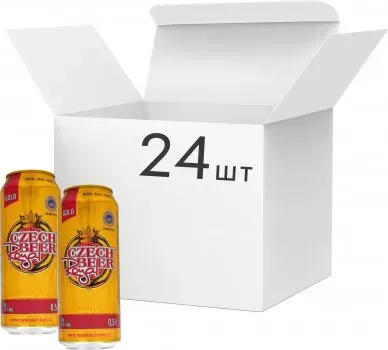 Пиво Czech Royal Royal Gold світле 5% 0,5л
