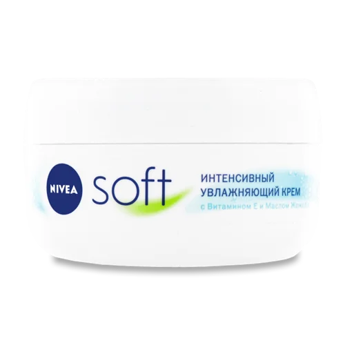 Крем Інтенсивний Зволожуючий для Обличчя, Рук і Тіла Soft Nivea, 100мл