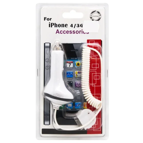 Автомобільний зарядний пристрій для iPhone 3G/3GS/4/4S/iPod (0.8A)