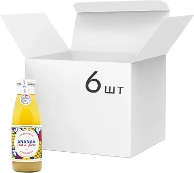 Упаковка сока Le Coq Toque Органічний Ананас 0.75 л х 6 шт