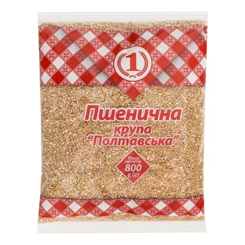 Крупа пшенична Полтавська №1 м/у 800г