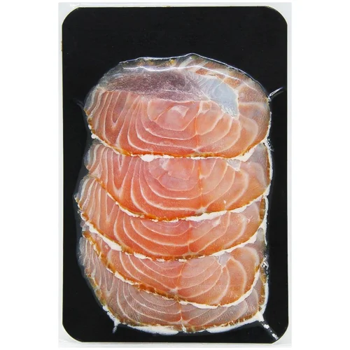 Рулет з лосося холодного копчення нарізка 120г