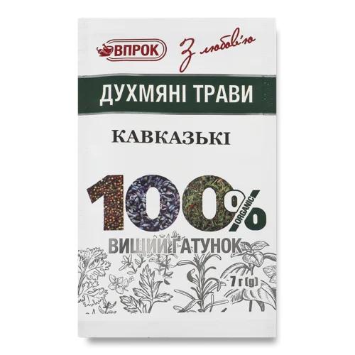 Трави Кавказькі Впрок, вищого ґатунку, 7 г