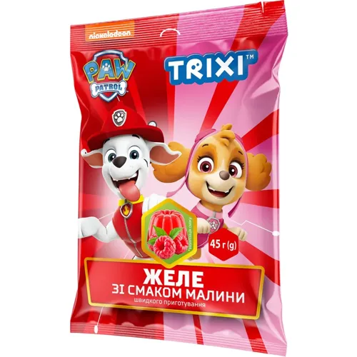 Желе TRIXI швидкого приготування зі смаком малини 45г