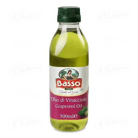 Масло Basso з виноградних кісточок, 500мл