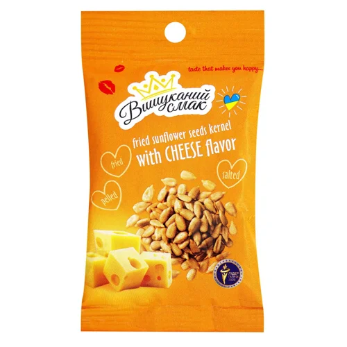 Ядро соняшника смажене зі смаком сиру Вишуканий Смак 100г