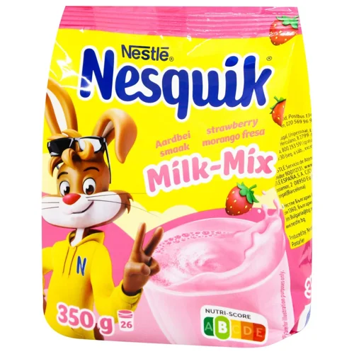 Напій розчинний Nesquik Milk-Mix зі смаком полуниці 350г