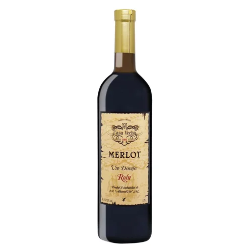 Вино Casa Veche Merlot червоне напівсухе 10-12% 0,75л