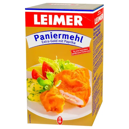 Сухарі панірувальні Leimer екстра-голд з паприкою 1кг