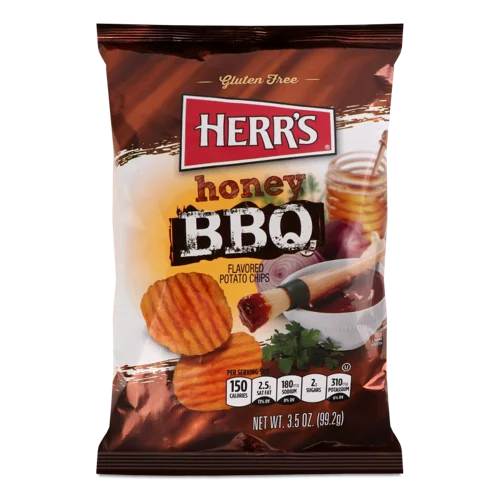 Чипси Картопляні Herr's Зі Смаком Меду І Барбекю, 150г