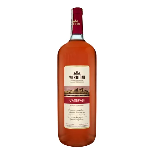 Вино 1.5л 9.5-14% рожеве сухе Сапераві Vardiani пл
