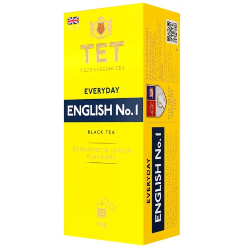 Чай чорний ТЕТ Everyday Англійський №1 2г*20шт