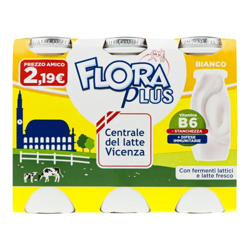 Продукт кисломолочний з пробіотиками Flora Plus 6х100г