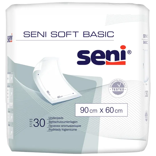 Пелюшки гігієнічні Seni Soft Basic 90x60см 30шт