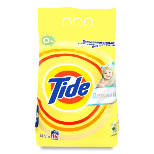 Пральний Засіб Tide для Машинного Прання, Синтетичне, Детокс, 2.4 кг